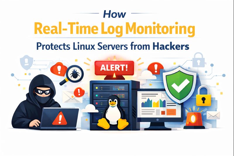 How Real-Time Log Monitoring Protects Your Linux Server from Hackers